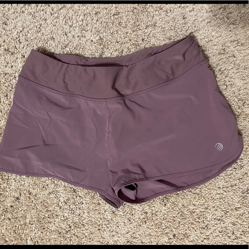 Mauve MPG track shorts